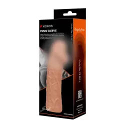 Реалистичная насадка для пениса, размер L