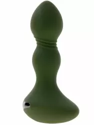 Анальная пробка Evolved Lieutenant, с вибрацией, 10 режимов, хаки