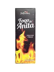 Клиторальный гель Hot Flowers Fogo de Anita с согревающим и вибрирующим эффектом, 15 мл