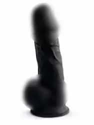 Реалистичный фаллоимитатор SILEXD Model 4, 21,5 см, силикон, черный