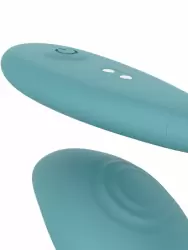 Элегантное виброяйцо One-DC The Daisy, 24,5 см, 5 режимов, силикон, голубой