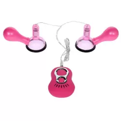 Вакуумный вибратор для сосков Crazy Beauty – розовый