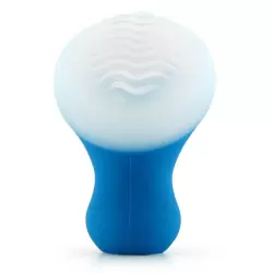 Мини-вибратор с охлаждающим эффектом Posh Silicone Ice Massager Wave – синий