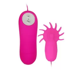 Многофункциональный вибростимулятор Boris с проводным пультом управления – розовый