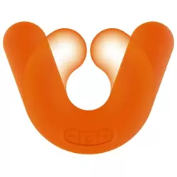 Универсальный дизайнерский стимулятор Donut - оранжевый