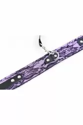 Кружевной ошейник TOYFA Marcus – пурпурный