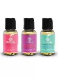 Подарочный набор: 3 флакона массажных масел Dona Let Me Touch You