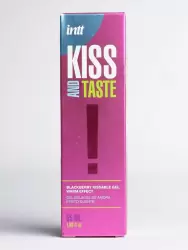 Массажный гель для тела KISS AND TASTE, ежевика, согревающий эффект, 55 мл