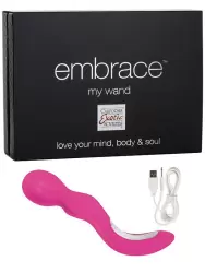 Вибромассажер Embrace My Wand перезаряжаемый – розовый