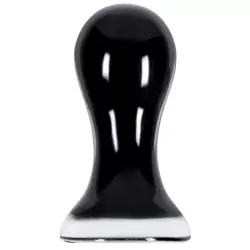Анальный стимулятор Crystal Pops Large из стекла – черный