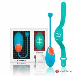 Виброяйцо с пультом управления WEARWATCH EGG WIRELESS TECHNOLOGY WATCHME BLUE / AQUAMARINE