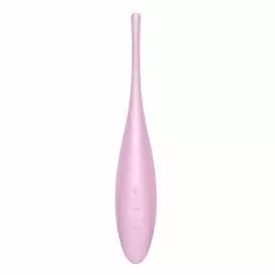 Точечный вибратор Satisfyer Twirling Joy, 17,8 см, силикон, розовый