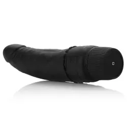 Вибромассажер Black Velvet 6,5” реалистичный – черный