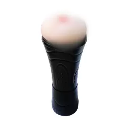 Мастурбатор анус-реалистик в тубе Pink Butt с вибрацией – телесный