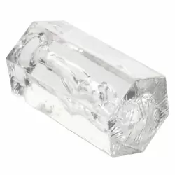 Оригинальный мастурбатор OLIVIA с внутренним рельефом в виде женского тела, 9,5 см, ТПЕ, прозрачный