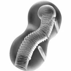 Мастурбатор из эластомера JAMYJOB EXTREME MASTURBATOR CLEAR TENSEK 3