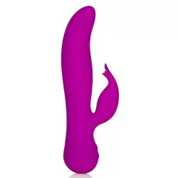 Вибромассажер Vanity Vr15 со стимулятором клитора в форме ротика – фиолетовый