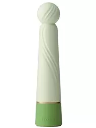 Необычный вибратор iroha Hisui Rin+, 16 см, 4 скорости, зеленый