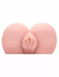 Реалистичный мастурбатор Baile Crazy Bull Vagina and Ass, вагина-анус, 22,5 см, 5 скоростей, телесный