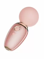 Компактный вибратор Zalo AVA, с функцией нагрева, 8,9 см, силикон, розовый