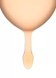 Набор менструальных чаш Satisfyer Feel good Menstrual Cup, 15 и 20 мл, силикон, оранжевый