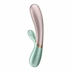 Вибратор Satisfyer Hot Lover с возможностью управления через приложение - золотистый/мятный