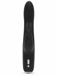 Изогнутый вибратор-кролик Fifty Shades of Grey Greedy Girl Slimline, 22,8 см, силикон, черный