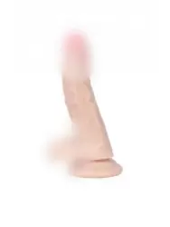 Реалистичный фаллоимитатор REAL, 21 см, с мошонкой, с трусиками для страпона, ПВХ, телесный