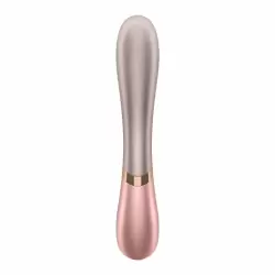 Вибратор Satisfyer Hot Lover с возможностью управления через приложение - золотистый/розовый