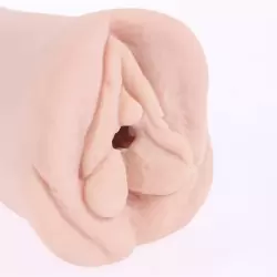 Вагина-мастурбатор Nara детализированная – телесный
