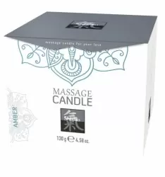 Массажная свечка с ароматом Амбра Shiatsu 130 гр