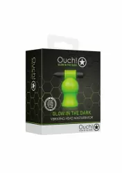 Нереалистичный мастурбатор Shots toys, 9 см, с вибропулей, люминисцентный