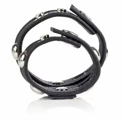 Двойная утяжка на пенис Colt C/B Strap Domed With Ball Strap – черный