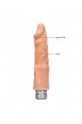 Фаллоимитатор с вибрацией Vibrating Dildo - 25 см.