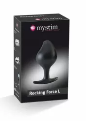 Анальная пробка Buttplug Rocking Force L - черный