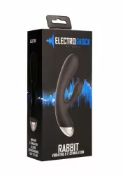 Вибратор-кролик E-Stim Rabbit Vibrator- Black: 10 режимов работы, 11 000 об/мин