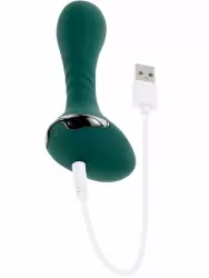 Массажер простаты Evolved Goes Anywhere, 10 режимов, изумрудный