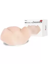 Мастурбатор 3D полуторс Samanda вагина и анус – телесный