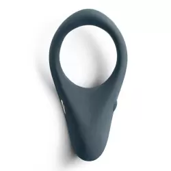 Плотное эрекционное виброкольцо со стимулятором промежности Verge by We-Vibe - серый