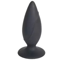 Анальная пробка Mojo Spades Large на присоске – черная