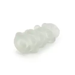 Мастурбатор двусторонний OptiMALE Reversible UltraSkyn Stroker Rollerball – прозрачный