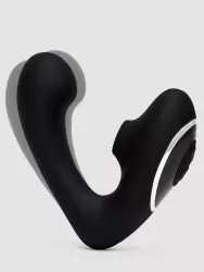 Компактный вибратор-кролик Fifty Shades of Grey Greedy Girl Duet, технология Pleasure Air, 12,5 см, черный