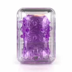 Открытая насадка Sextoy в форме ананаса - фиолетовый