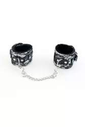 Кружевные наручники TOYFA Marcus – серебристый