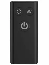 Крупная анальная вибровтулка Nexus Tornado Large с функцией вращения, 9,1 см, размер L, черная