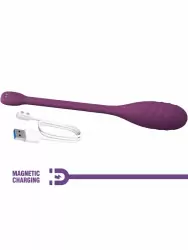 Интерактивное виброяйцо Baile Leviathan, управление с приложения, 12 режимов, 21,4 см