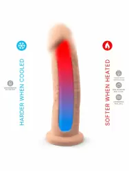 Реалистичный фаллоимитатор SILEXD Model 2, 22,8 см, силикон, светлый телесный