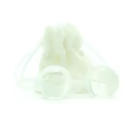 Вагинальные шарики Ben Wa Kegels стеклянные на силиконовой сцепке