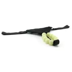 Трусики-стринг со светящимися бусинками Glow In The Dark Beaded Panties – черный