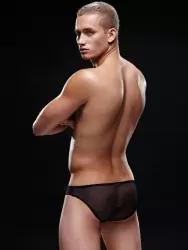 Черные брифы, трусы мужские - M/L